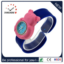 China Proveedores Slap Band Colorido Cute Niños Silicona Reloj Niños Slap Watch